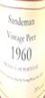 1960 Sandeman Vintage Port 1960 (Decanted Selection) 50cls