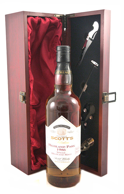 1986 Highland Park 20 year old Highland Single Malt Whisky 1986 Scott's Selection bottling