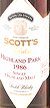1986 Highland Park 20 year old Highland Single Malt Whisky 1986 Scott's Selection bottling