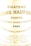 1985 Chateau Bahans Haut Brion 1985 Graves (Red wine)
