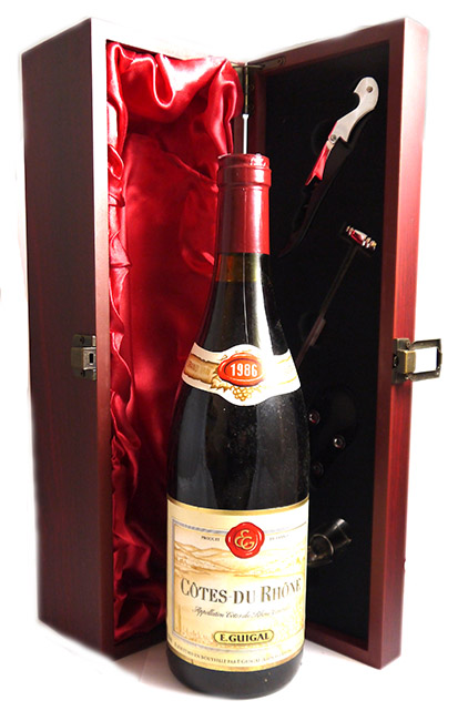 1986 Cotes du Rhone 1986 E Guigal  (Red wine)