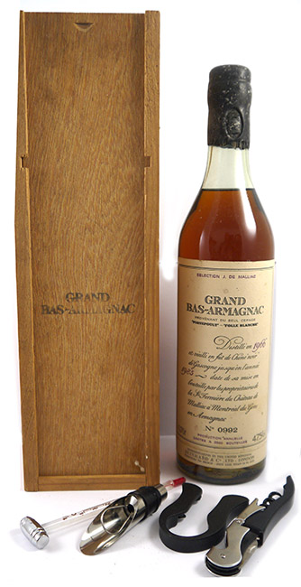1966 J de Malliac Grand Bas  Armagnac 1966 (70cl) (Original Box)