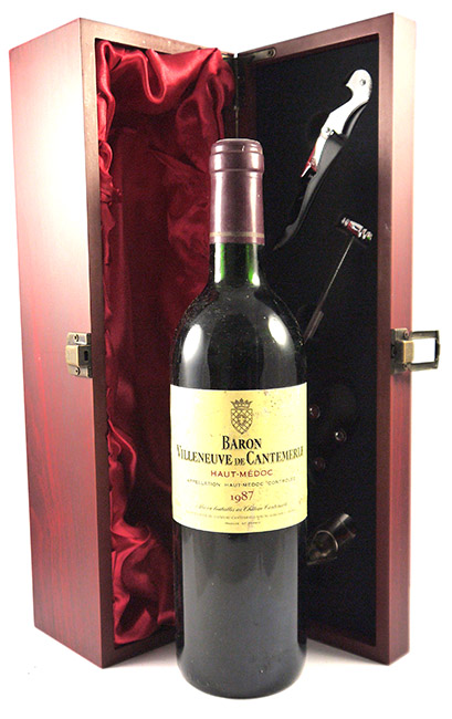 1987 Baron Villeneuve de Cantemerle 1987 Haut Medoc (Red wine)
