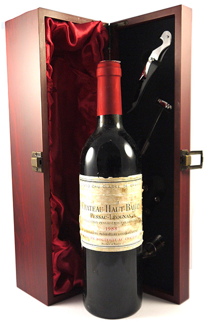 1988 Chateau Haut Bailly 1988 Pessac Leognan (Red wine)