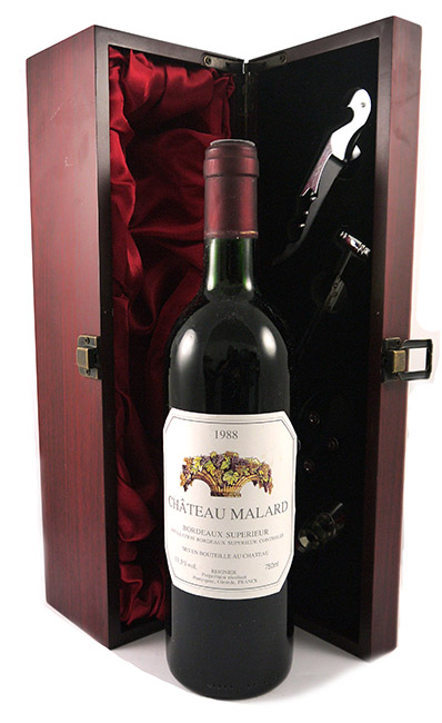1988 Chateau Malard 1988 Bordeaux Superieur (Red wine)