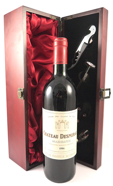 1986 Chateau Desmirail 1986 Margaux (Red wine)