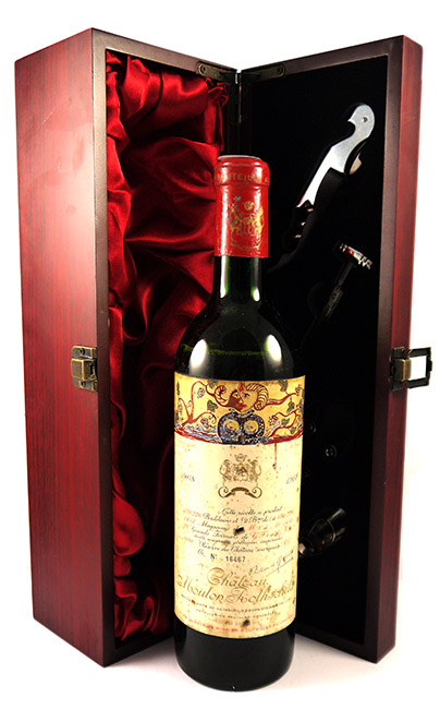 1968 Chateau Mouton Rothschild 1968 1er Cru Grand Classe Paulliac (Mid Low Shoulder Level) (Red wine)