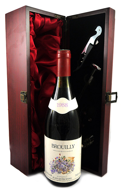 1988 Brouilly 1988 Jean Quincenne (Red wine)
