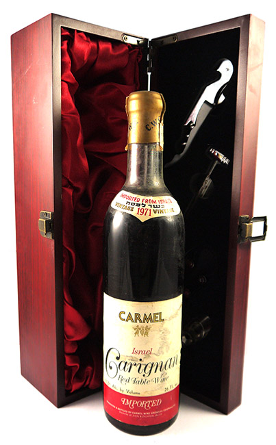 1971 Carignan Red Wine 1971 Israel Carmel Wine Company Ltd