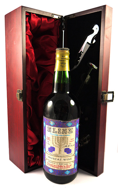1970's Muscat Wine Eliaz Binyamina (1818) Israel 1970's bottling (Dessert wine)