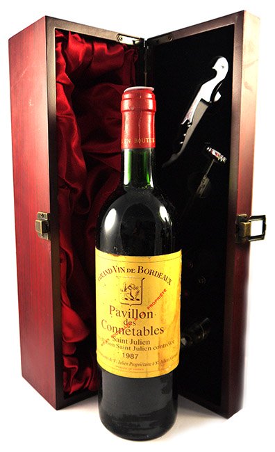 1987 Chateau Leoville Poyferre 'Pavillon des Connetables' 1987 Saint Julien (Red wine)
