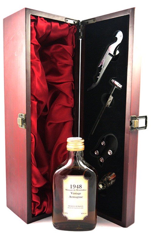 1948 Marquis de Montdidier Vintage Armagnac 1948 (20cl)  (Decanted Selection)
