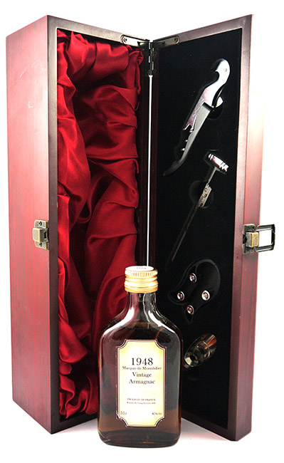 1948 Marquis de Montdidier Vintage Armagnac 1948 (20cl)  (Decanted Selection)