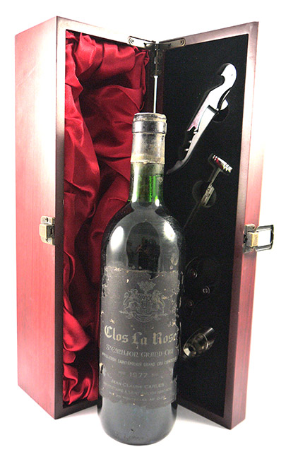 1977 Chateau Clos La Rose 1977 Saint Emilion Grand Cru (Red wine)