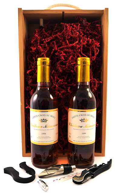 1996 Chateau Memoires 1996 Bordeaux (Dessert wine) (1/2 bottle) Twin Pack