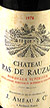 1978 Chateau Paz de Rauzan 1978 Bordeaux Superieur (Red wine)