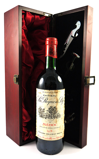 1978 Chateau La Roque de By 1978 Bordeaux Superieur (Red wine)