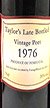 1976 Taylor Fladgate Vintage Port 1976 (Decanted Selection) 70cls