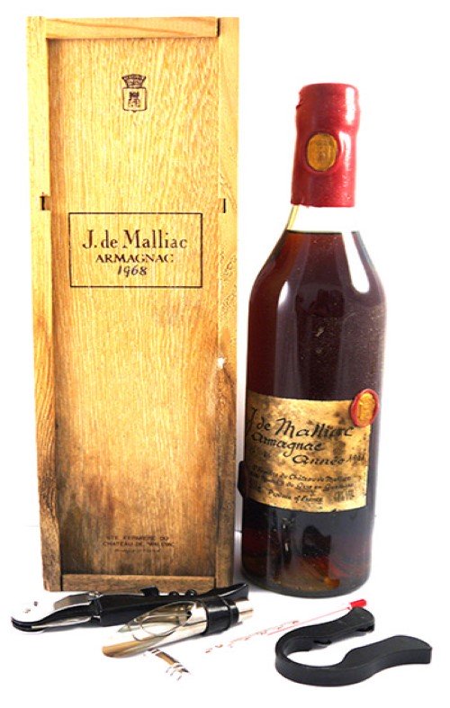 1968 J. de Malliac Vintage Armagnac 1968 (70cl) (Original box)