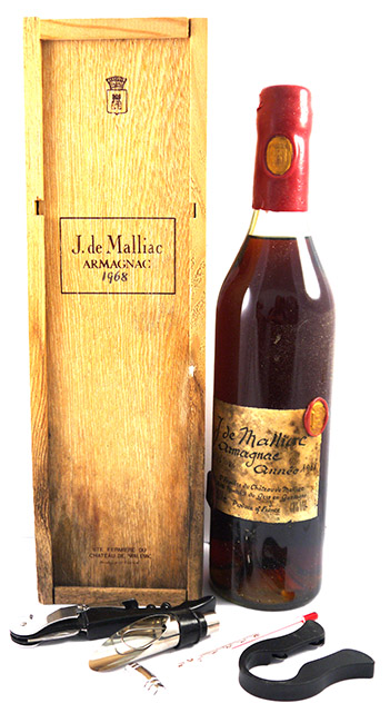 1968 J. de Malliac Vintage Armagnac 1968 (70cl) (Original box)