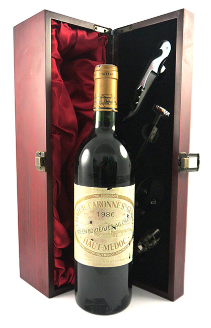 1986 Chateau Caronne Ste Gemme 1986 Medoc Cru Bourgeois (Red wine)
