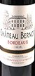 2016 Chateau Bernot 2016 Bordeaux (Red wine)
