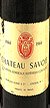 1966 Chateau Savoie 1966 Bordeaux Superieur (Red wine)