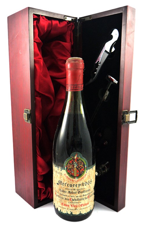 1968 Mercurey 'Caves Vieil L'Ebeque' 1968 Conferie des Chevaliers du Tastevin Saint Ferdinand (Red wine)