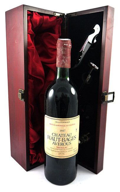 1987 Chateau Haut Bages Averous 1987 Pauillac (Red wine)