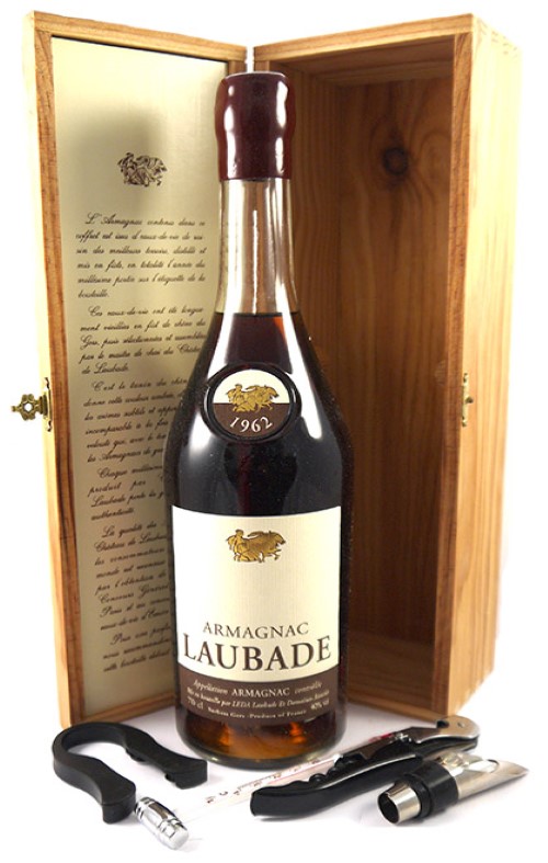 1962 Chateau de Laubade Vintage Armagnac (70cl) 1962 (Original box)