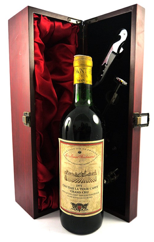 1971 Chateau La Tour Capet 1971 Grand Cru Classe Saint Emilion (Red wine)