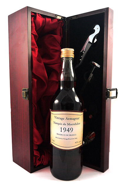1949 Marquis de Montdidier Vintage Armagnac 1949 (70cl) (Decanted Selection)