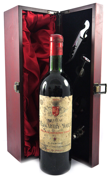 1971 Chateau MacCarthy Moula 1971 Saint Estephe (Red wine)
