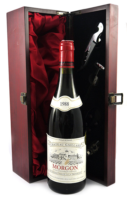1988 Morgon 1988 Chateau Gaillard (Red wine)