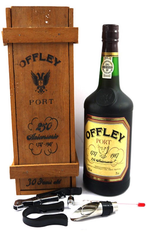 1987 30 Year Old Offley Boa Vista 250th Anniversary Tawny Port 1987 (Original Wooden Case)