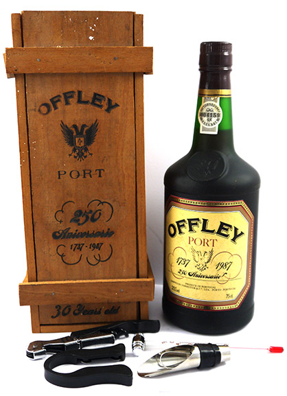 1987 30 Year Old Offley Boa Vista 250th Anniversary Tawny Port 1987 (Original Wooden Case)