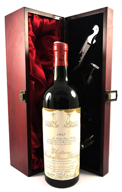 1957 Chateau Mouton Baronne Philippe 1957 Pauillac Grand Cru Classe (Red wine)