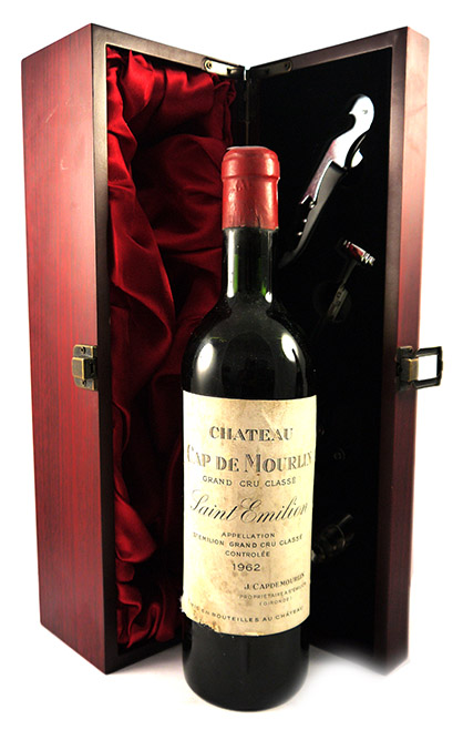 1962 Chateau Cap de Mourlin 1962 Saint Emilion Grand Cru Classe (Red wine)