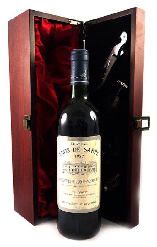 1987 Chateau Clos de Sarpe 1987 Grand Cru Classe Saint Emilion (Red wine)