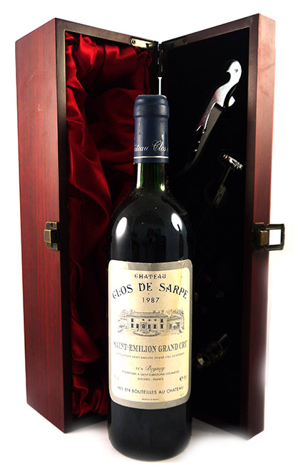 1987 Chateau Clos de Sarpe 1987 Grand Cru Classe Saint Emilion (Red wine)