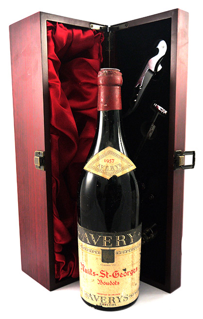 1957 Nuits St Georges 'Boudets' 1957 Averys (Red wine)