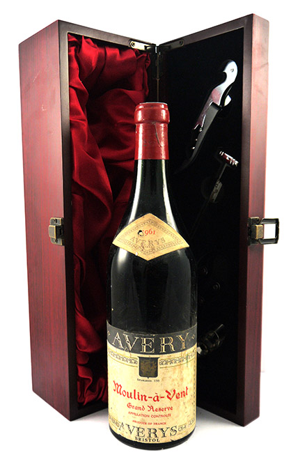 1961 Moulin a Vent 'Grand Reserve' 1961 Averys (Red wine)