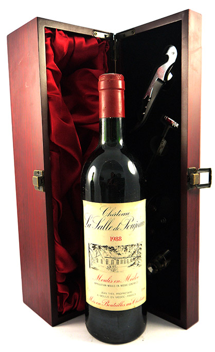 1988 Chateau La Salle de Poujeaux 1988 Moulis en Medoc (Red wine)