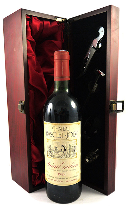 1989 Chateau Rasclet Joly 1989 Saint Emilion (Red wine)