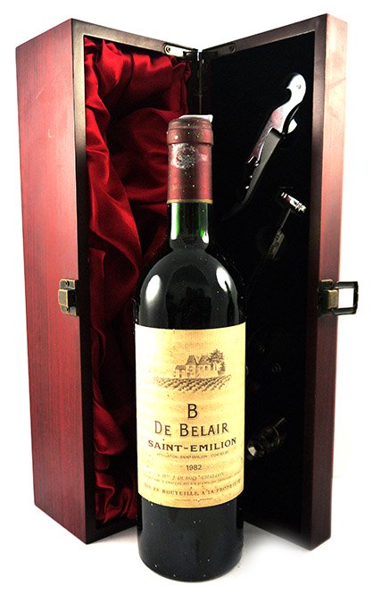 1982 Chateau B de Belair 1982 Saint Emilion (Red wine)