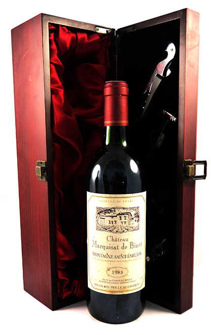 1988 Chateau Marquisat de Binet 1988 Saint Emilion (Red wine)
