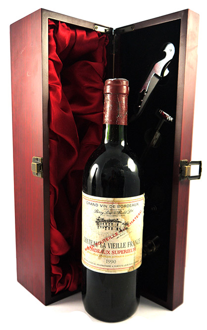 1990 Chateau La Vieille France 1990 Bordeaux Superieur (Red wine)