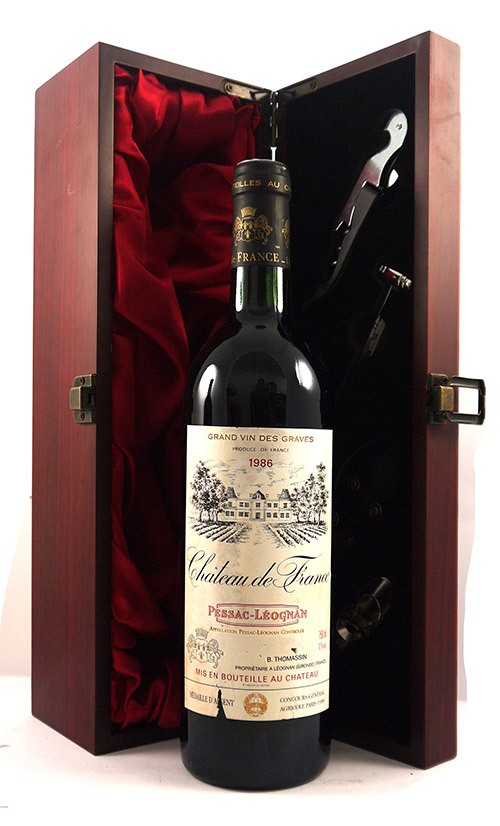 1986 Chateau de France 1986 Pessac Leognan (Red wine)