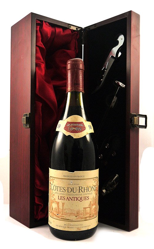 1990 Cotes du Rhone 'Les Antiques' 1990 Thorin (Red wine)