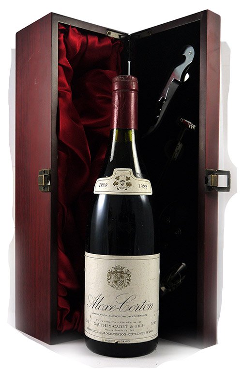 1989 Aloxe Corton 1989 Gauthey Cadet (Red wine)
